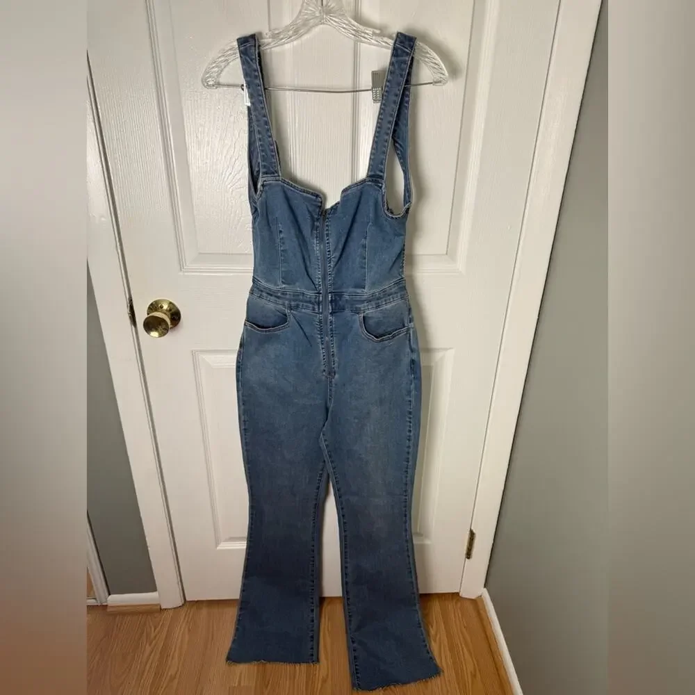 Free People Curvy 2nd Ave One Piece Jumpsuit 6